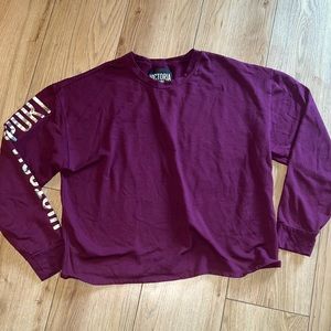 Victoria’s Secret Sport Maroon Pullover Crew Sweater